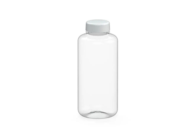 Refresh Trinkflasche, 1 Liter, Klar mit Weißem Akzent TK Gruppe® Grosshandel 
