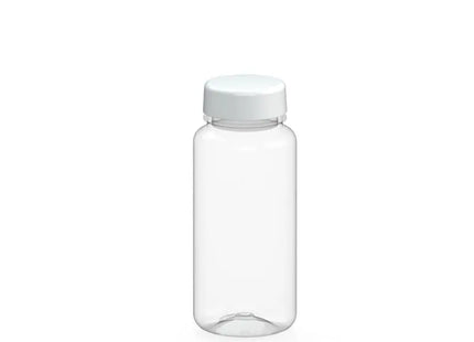 Refresh Trinkflasche, 400ml, Transparent mit Weißem Akzent TK Gruppe® Grosshandel 