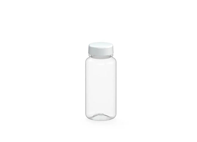 Refresh Trinkflasche, 400ml, Transparent mit Weißem Akzent TK Gruppe® Grosshandel 