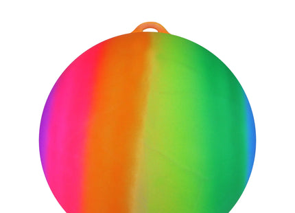 Regenbogen PVC-Ball mit Haken, 25 cm, 80g - Bunter Spielball für Kinder & Outdoor-Aktivitäten TK Gruppe® Grosshandel 