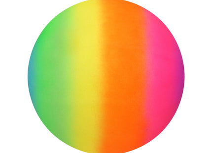 Regenbogenfarbener PVC-Ball, 20 cm Durchmesser, 80 g - Bunter Spielball für Kinder und Haustiere TK Gruppe® Grosshandel 