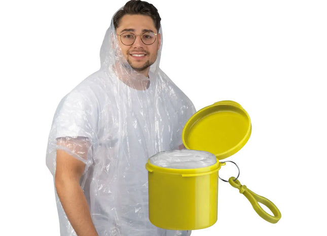 Regensburg Regenponcho in Leuchtendem Gelb - Sichtbarer Schutz bei Regen TK Gruppe® Grosshandel 