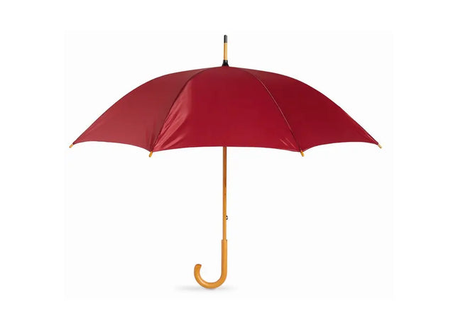 Regenschirm CALA Bordeaux Eleganter Holzgriff Stilvoll & Robust Windfest TK Gruppe® Grosshandel 