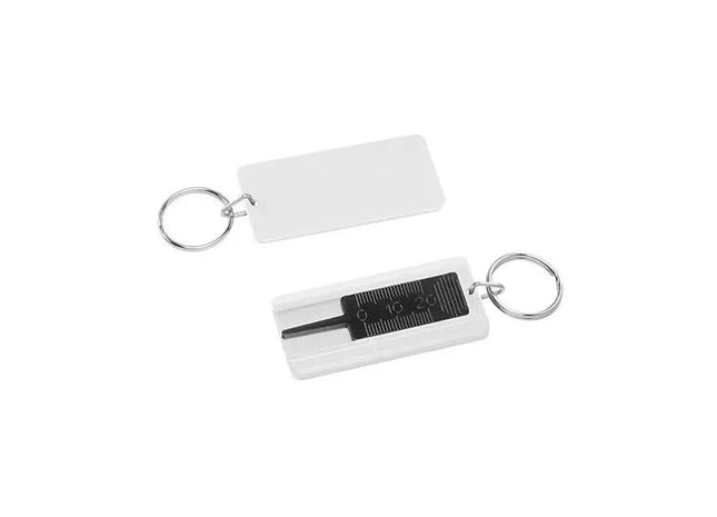 Reifenprofiltiefenmesser mit Ring in Schwarz-Weiß TK Gruppe® Grosshandel 