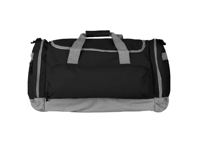 Sport-/Reisetasche aus Polyester Lorenzo - schwarz, robust und geräumig, ideal für Sport und Reisen TK Gruppe® Grosshandel 