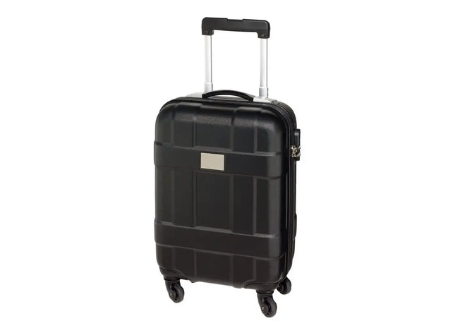 Reisetrolley MONZA Bordcase in elegantem Schwarz – optimal für Flugreisen TK Gruppe® Grosshandel 