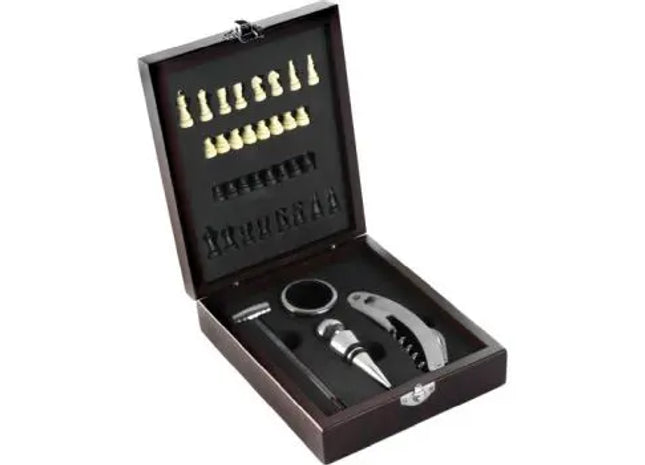 Renée Deluxe Weinset - Braun, Exquisite Wein-Accessoires für Kenner TK Gruppe® Grosshandel 
