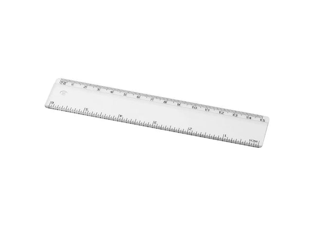 Renzo 15 cm Transparentes Präzisionslineal aus Kunststoff – Klar & Langlebig TK Gruppe® Grosshandel 