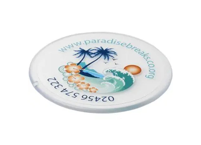 Renzo Runder Kunststoffuntersetzer - Transparent Klar: Stilvoll, langlebig, rutschfest, vielseitig TK Gruppe® Grosshandel 