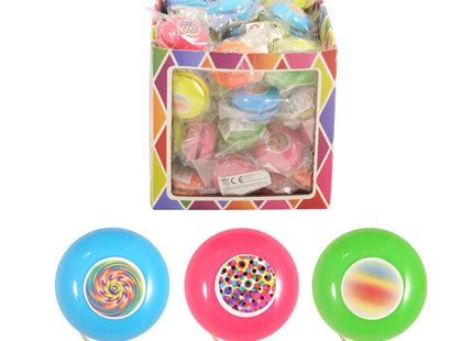 Retour-Top, 3,8 cm, 5 verschiedene Farben - Klassisches Yo-Yo-Spielzeug für Kinder TK Gruppe® Grosshandel 