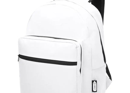 Retrend GRS RPET-Rucksack 16L - Weiß, Umweltfreundlicher, nachhaltiger Tagesrucksack TK Gruppe® Grosshandel 
