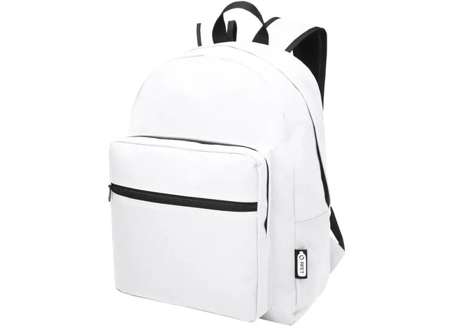 Retrend GRS RPET-Rucksack 16L - Weiß, Umweltfreundlicher, nachhaltiger Tagesrucksack TK Gruppe® Grosshandel 