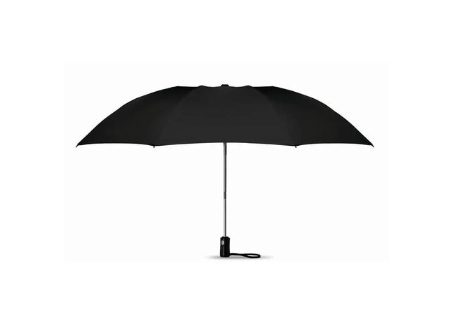 Reversibler Regenschirm DUNDEE FOLDABLE in Schwarz - Vielseitiger Schutz bei Regen TK Gruppe® Grosshandel 