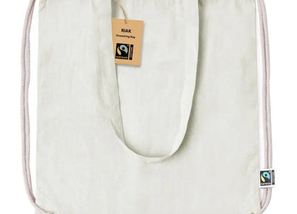Riak Fairtrade Turnbeutel - natur, fair und umweltfreundlich TK Gruppe® Grosshandel 