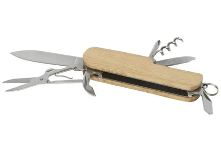 Richard Natur-Holztaschenmesser mit 7 Funktionen – Klassisch & Praktisch TK Gruppe® Grosshandel 