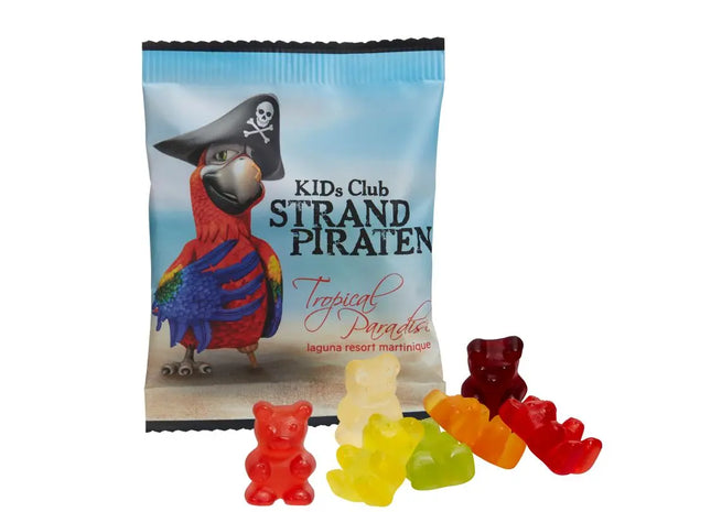 Riesen-Fruchtgummi-Bären mit individuellem Druck, perfekt für Promotion TK Gruppe® Grosshandel 