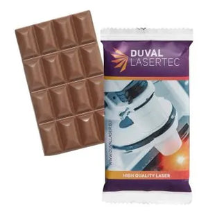 Riesige Schokoladentafel in klassischer Folie mit individuellem Druck – Ideal für Werbeaktionen TK Gruppe® Grosshandel 