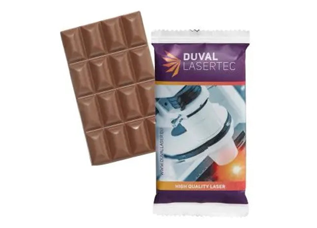 Riesige Schokoladentafel in klassischer Folie mit individuellem Druck – Ideal für Werbeaktionen TK Gruppe® Grosshandel 