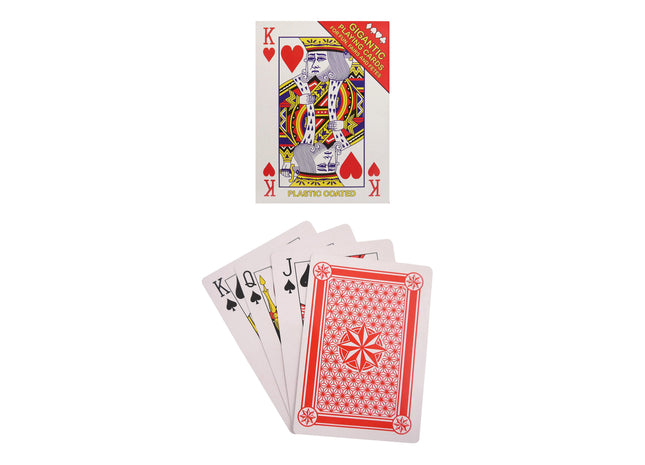 Riesige Spielkarten Xxl, 20,5 x 28 cm – Großformat für Party & Spiele TK Gruppe® Grosshandel 