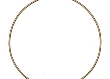 Ring zum Hängen DIY, gold, 25 cm Durchmesser – Moderner Kranzrahmen, vielseitig TK Gruppe® Grosshandel 