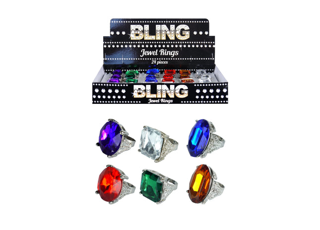 Ringset in Übergröße, 6 verschiedene Farben, vielseitig einsetzbar TK Gruppe® Grosshandel 