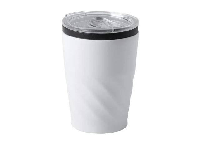 Ripon 350 ml Thermobecher in Reinweiß – Eleganter Isolierbecher für unterwegs TK Gruppe® Grosshandel 