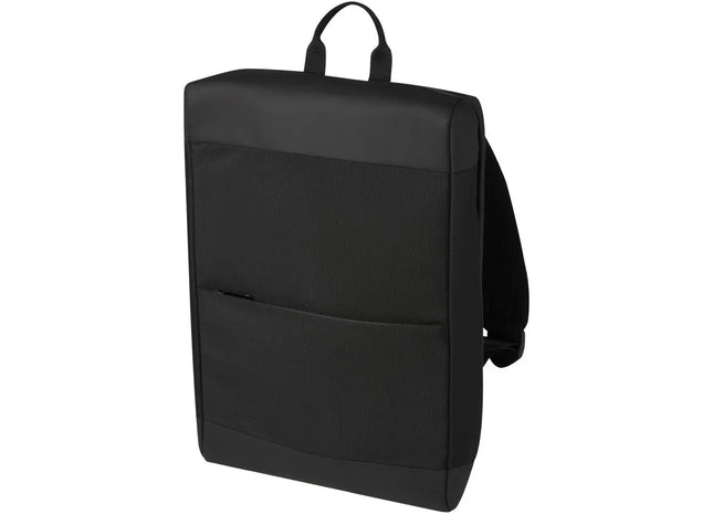 Rise 15,6 Laptop-Rucksack aus GRS-Recyceltem Material – Schwarz TK Gruppe® Grosshandel 