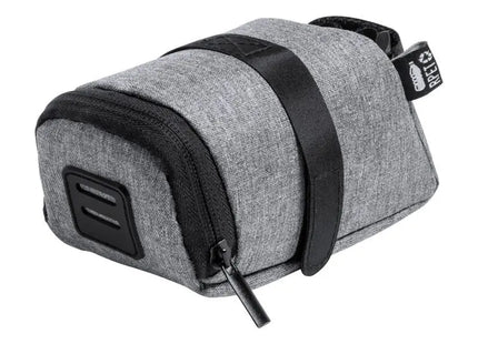 Ritok RPET Fahrradsatteltasche - grau Umweltfreundliche, wasserdichte Satteltasche TK Gruppe® Grosshandel 