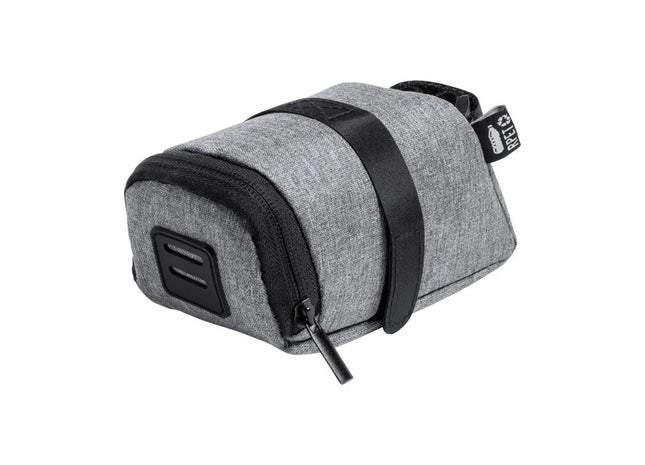 Ritok RPET Fahrradsatteltasche - grau Umweltfreundliche, wasserdichte Satteltasche TK Gruppe® Grosshandel 