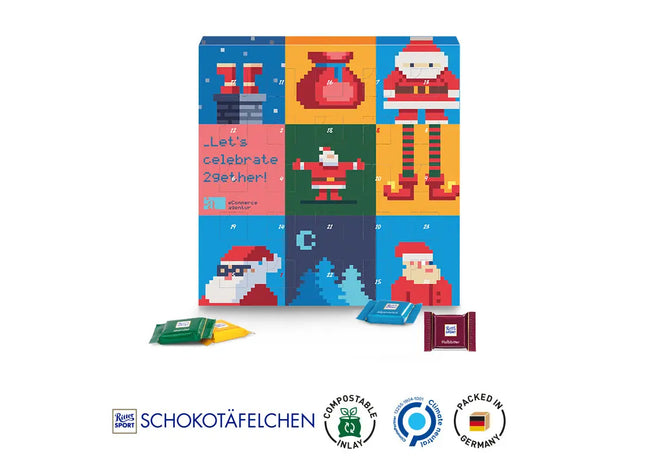 Ritter SPORT Täfelchen-Adventskalender - Täglich ein Stück Schokoladenglück TK Gruppe® Grosshandel 