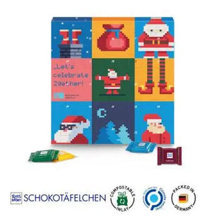 Ritter SPORT Täfelchen Adventskalender - Täglicher Schokogenuss TK Gruppe® Grosshandel 