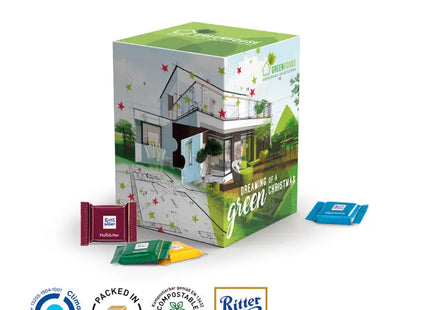 Ritter SPORT Tower Adventskalender - Täglich eine süße Überraschung TK Gruppe® Grosshandel 