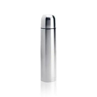 Robuste 1 Liter Thermoflasche, Vakuumisoliert, Edelstahl - Silber TK Gruppe® Grosshandel 