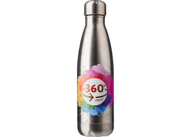 Robuste Edelstahl-Trinkflasche (650 ml) für aktive Tage in Sumatra TK Gruppe® Grosshandel 