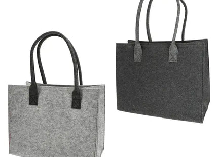 Robuste Filz-Einkaufstasche, 2er-Set, ca. 42cm x 33cm - Umweltfreundlich & Geräumig TK Gruppe® Grosshandel 