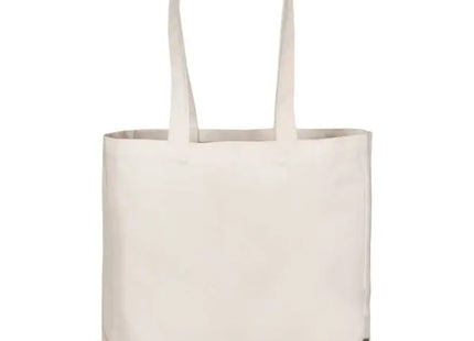 Robuste Naturfarbene Canvas-Tasche mit Langen Henkeln und Faltboden TK Gruppe® Grosshandel 