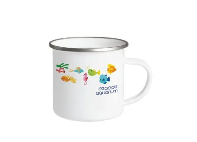 Robuste Outdoor Metall-Tasse, 300 ml - Schlichtes Weiß TK Gruppe® Grosshandel 