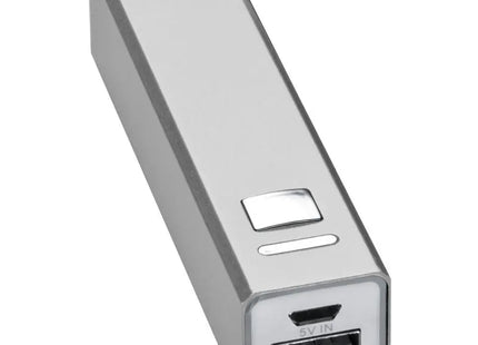 Robuste Silbergraue Powerbank aus Metall für Port Hope – Ultimative Energiereserve TK Gruppe® Grosshandel 