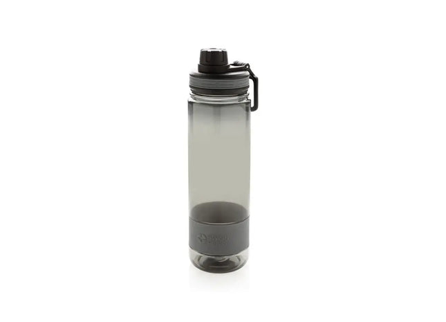 Robuste Tritan Trinkflasche 600 ml, Grau-Anthrazit, Stilvoll & Langlebig TK Gruppe® Grosshandel 
