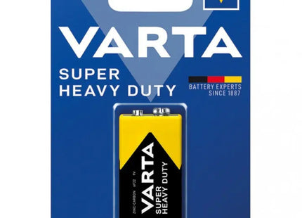 Robuste VARTA 9V Hochleistungs-Batterie - Super Heavy Duty 1. Serie TK Gruppe® Grosshandel 