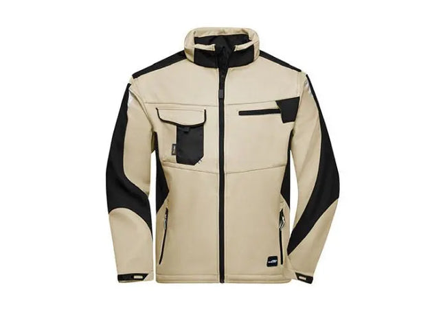 Robuste Workwear Softshell Jacke -STRONG- – Winddicht, wasserabweisend, langlebig und bequem TK Gruppe® Grosshandel 