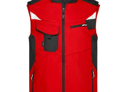 Robuste Workwear Softshell Weste -STRONG- – Winddicht, wasserabweisend, langlebig und bequem TK Gruppe® Grosshandel 