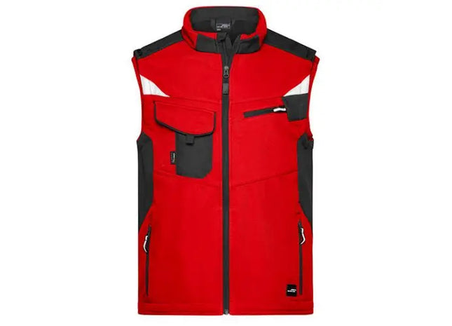 Robuste Workwear Softshell Weste -STRONG- – Winddicht, wasserabweisend, langlebig und bequem TK Gruppe® Grosshandel 