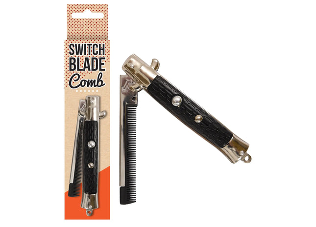 Robuster 13-cm-Kamm mit wechselnder Klinge – ideal für professionelles Haarstyling und -pflege TK Gruppe® Grosshandel 