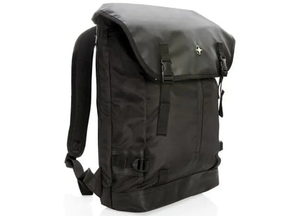 Robuster 17” Outdoor Laptop Rucksack - Vielseitig & Wasserfest - Schwarz TK Gruppe® Grosshandel 