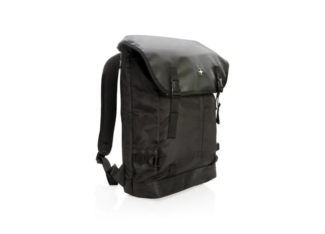 Robuster 17” Outdoor Laptop Rucksack - Vielseitig & Wasserfest - Schwarz TK Gruppe® Grosshandel 