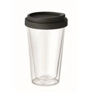 Robuster BIELO TUMBLER aus Borosilikat, 350ml – Schwarz & Langlebig TK Gruppe® Grosshandel 