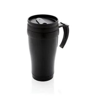 Robuster Edelstahl-Trinkbecher in Schwarz TK Gruppe® Grosshandel 