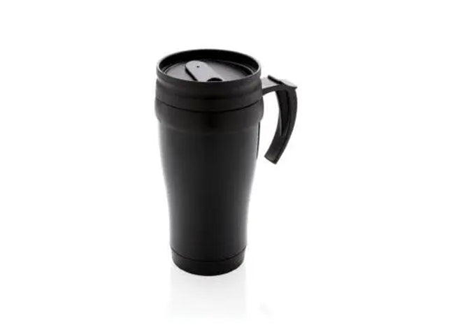 Robuster Edelstahl-Trinkbecher in Schwarz TK Gruppe® Grosshandel 