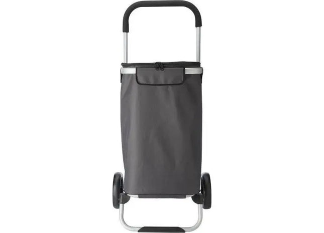 Robuster Einkaufswagen Susanita aus Polyester - Praktischer Shopper in Grau TK Gruppe® Grosshandel 